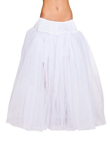 Clearance -- Used White Crinoline, Ball Gown length