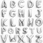 Letter Balloons - Silver 36"