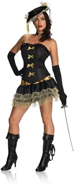 Secret Wishes Rubie's Costume Naughty Musketeer  Halloween Costume Adult