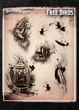 Wiser's Free Birds Tattoo Pro Stencil