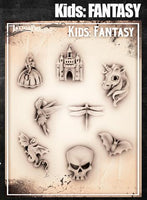 Wiser's Kids Fantasy  Tattoo Pro Stencil
