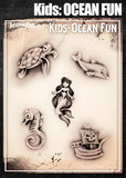 Wiser's Kids Ocean Fun  Tattoo Pro Stencil