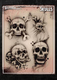 Wiser's Skulls Tattoo Pro Stencil