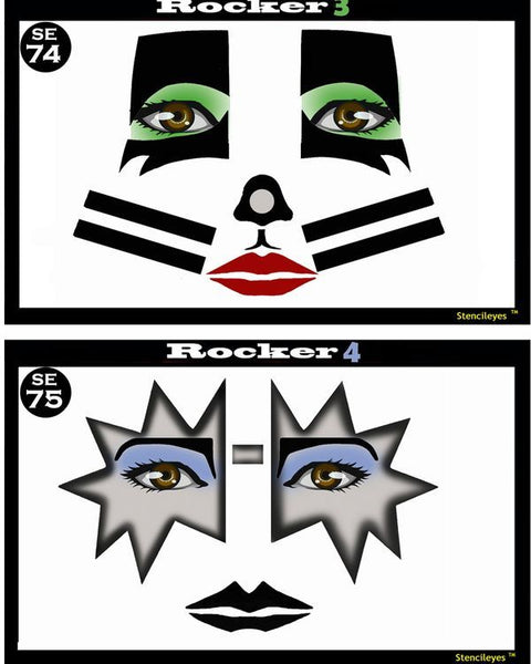 Rocker 3 & 4 Stencil Eyes