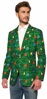 Opposuits SUITMEISTER CHRISTMAS GREEN TREE light up jacket