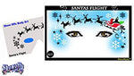 Santa's Flight Stencil Eyes