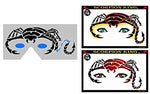 Scorpian King Stencil Eyes