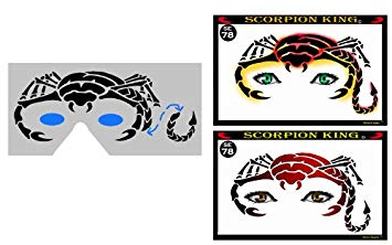 Scorpian King Stencil Eyes