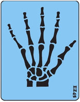 QEZ Stencil - Skeleton Female