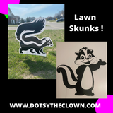 Rent a flamingo or a skunk!