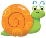 Cute Swirly Snail Shaped Foil Balloon