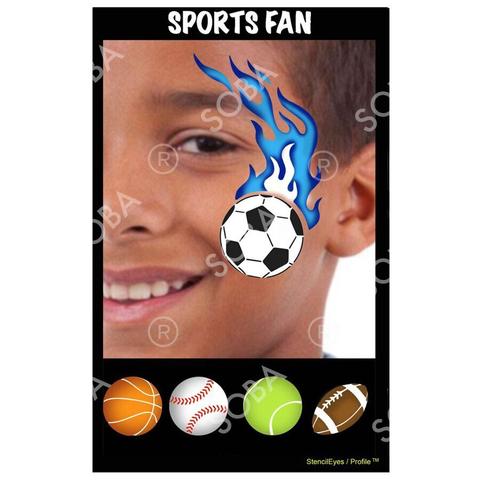 Sports Fan - Profile Stencil