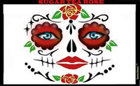 Sugar Tea Rose Stencil Eyes