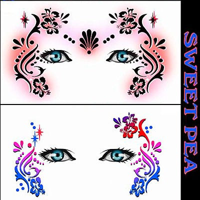 Sweet Pea Stencil Eyes - Child