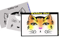 Tabby Cat Stencil Eyes