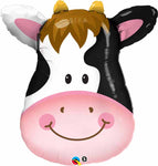 Qualatex 32” Cow SuperShape Foil Balloon