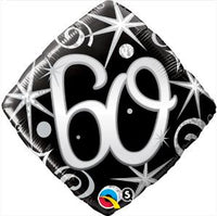 Pioneer Balloon Co 60 ELEGANT SPARKLE & SWIRLS 18" DIAMOND