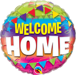 Qualatex Round Foil Balloon- Welcome Home 18"