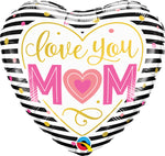 18in Love You Mom Daisy Balloon