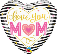18in Love You Mom Daisy Balloon