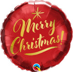 18" Merry Christmas Foil Balloon