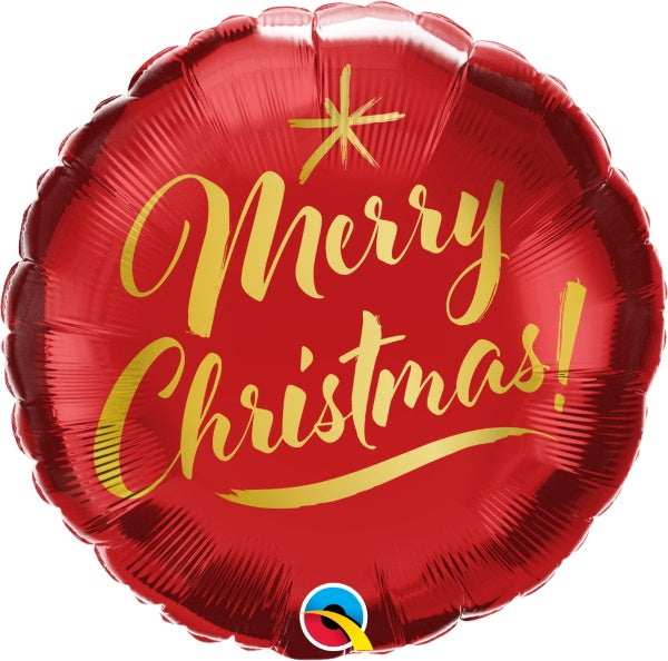 18" Merry Christmas Foil Balloon