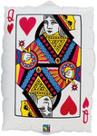 30" Queen of Hearts Card Foil Balloon