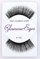 Glamour Eyez Black Eyelashes Halloween Costume Accessory #100