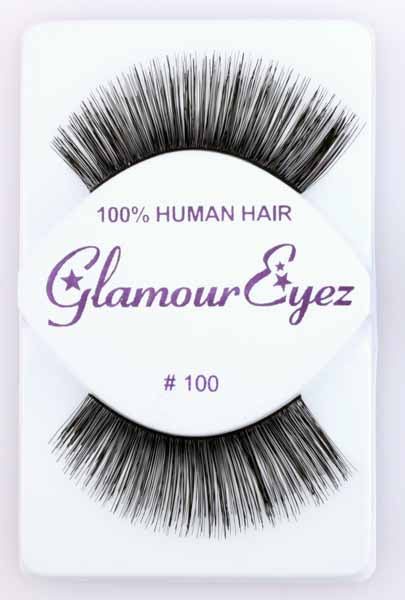 Glamour Eyez Black Eyelashes Halloween Costume Accessory #100