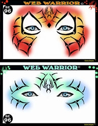 Web Warriors Stencil Eyes